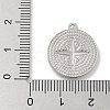 Anti-Tarnish 304 Stainless Steel Pendants STAS-D197-15P-3