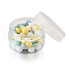 80Pcs 8 Style Food Grade Eco-Friendly Silicone Beads SIL-TA0001-03-2