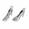 Rack Plating Alloy Rhinestone Pendants ALRI-T007-01-2