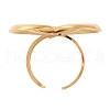304 Stainless Steel Open Cuff Rings for Women RJEW-Z051-03G-01-3