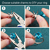BENECREAT 1Pc Rhodium Plated 925 Sterling Silver Adjustable Ring Findings STER-BC0002-39A-4