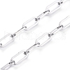Tarnish Resistant 304 Stainless Steel Paperclip Chains CHS-D030-02P-5