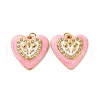 304 Stainless Steel Enamel Pendants STAS-U061-42G-02-1