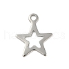 Non-Tarnish 201 Stainless Steel Pendants STAS-C108-41P-1