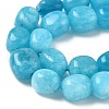 Dyed Natural Malaysia Jade Beads Strands G-P528-I14-01-3