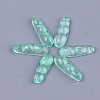 Transparent Spray Painted Glass Pendants GLAA-S183-18B-1