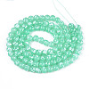 Baking Paint Glass Beads Strands DGLA-N015-8mm-07-2