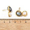 Mother's Day Jewellery Brass Wired Stud Earrings EJEW-P302-04G-5