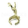 Deer Alloy Cigarette Holder Ring RJEW-K275-28AB-3