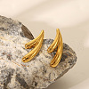 304 Stainless Steel Stud Earrings for Women EJEW-K302-07G-1