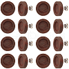 SUNNYCLUE 40Pcs Wooden Stud Earring Findings FIND-SC0008-96B-1