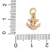 Brass Micro Pave Cubic Zirconia Charms KK-Q096-03A-G-3