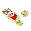 Chinese Style Dancing Lion Enamel Pins JEWB-Q032-02C-3