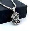 Greek Mythology Medusa Queen Pendant Stainless Steel Necklaces HR2814-4