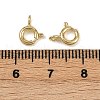 Brass Spring Ring Clasps KK-A257-13A-G-3