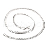Non-Tarnish 304 Stainless Steel Twist Chain Necklaces for Women NJEW-G140-08B-P-1