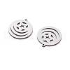 201 Stainless Steel Pendants STAS-V001-14-2