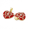 Brass Enamel Pendants KK-E068-VC038-3