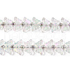 Electroplate Glass Beads Strands X-EGLA-N012-04P-5