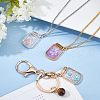 Olycraft 24Pcs 3 Colors Alloy Open Back Bezel Pendants FIND-OC0001-21-6