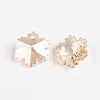 Faceted K9 Glass Charms EGLA-P026-F03-2