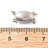 925 Sterling Silver Box Clasps STER-S013-04P-3