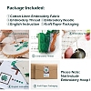 Banana Leaf Pattern DIY Embroidery Beginner Kit DIY-P077-021-2