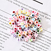 White Opaque Acrylic Beads SACR-YW0001-20-2