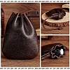 Leather Drawstring Wallets AJEW-WH0307-67B-4
