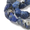 Raw Rough Natural Lapis Lazuli Beads Strands G-M453-D06-4