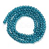 Transparent Glass Beads Strands GLAA-C019-01B-34-3