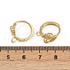 Brass Hoop Earring Findings KK-P310-32G-3
