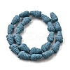 Dyed Natural Lava Rock Beads Strands G-A264-A01-01E-2