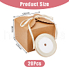 DICOSMETIC 20Pcs Folding Kraft Paper Cookies Boxes DIY-DC0002-28-2