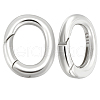 Beebeecraft 2Pcs Sterling Silver Spring Gate Rings STER-BBC0007-77-1