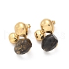 304 Stainless Steel Stud Earrings EJEW-S253-04A-G-6