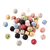  60Pcs 10 Colors Cube Food Grade Eco-Friendly Silicone Focal Beads SIL-TA0001-54A-2