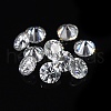 Pointed Back Glass Rhinestone Cabochons RGLA-WH0016-01P-1