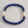 Bohemian Natural Lapis Lazuli Beads Stretch Bracelets FP0420-3-1