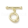 Brass Toggle Clasps KK-C048-03G-2