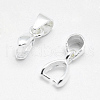Anti-Tarnish Rhodium Plated 925 Sterling Silver Pendant Bails STER-E050-03P-2