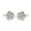 Tibetan Style Zinc Alloy Connector Charms FIND-WH0048-43-1