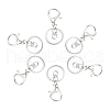Iron Alloy Lobster Claw Clasp Keychain X-KEYC-D016-S-6