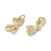 Brass Hook and S-Hook Clasps KK-G497-25G-2