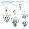 Angel Acrylic & Alloy Pendant Decoration HJEW-HY00004-5