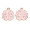 Alloy Enamel Pendants PALLOY-Q452-01LG-03-1