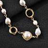 Mother's Day Jewellery Pearl Beaded Bracelets BJEW-P350-02G-3