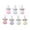 Acrylic Alloy Pendants PALLOY-JF03798-1