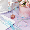 SUNNYCLUE 10 Strands Transparent Gradient Color Glass Beads Strands GLAA-SC0002-04E-4