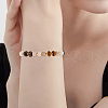 SOFPLATE 30Pcs Natural Tiger Eye European Beads G-SP0001-01A-02-5